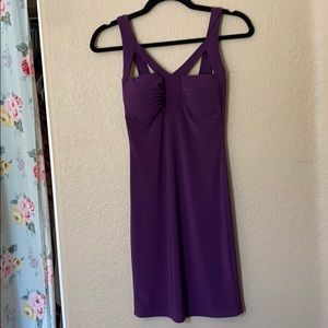 Fun purple party dress